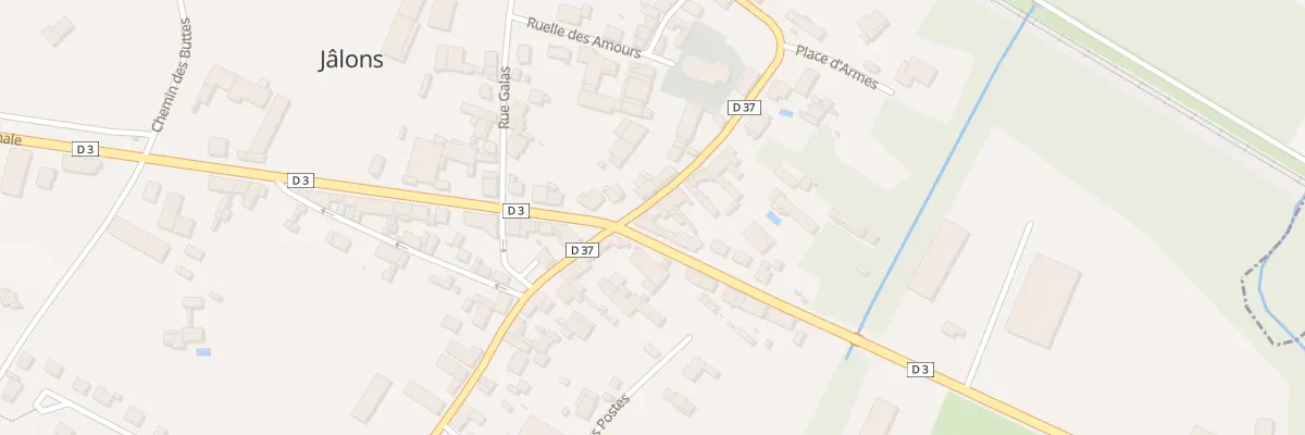 Plan du 22 Rue Nationale à Jâlons