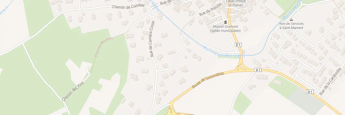 Plan du 93 Che du Rieu à Saint-Mamert-du-Gard
