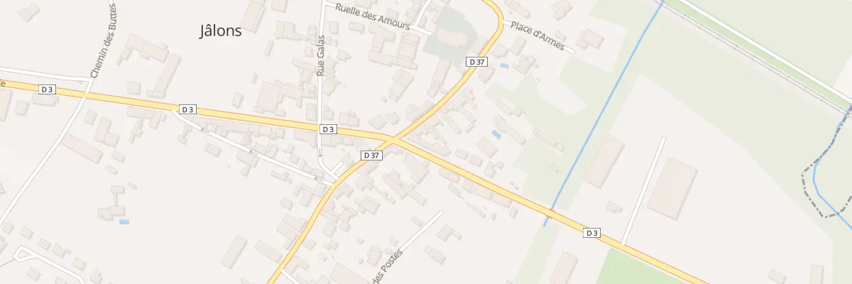 Plan du 20 Rue Nationale à Jâlons