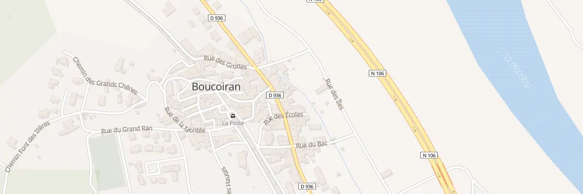 Plan du 8 Rue des Cévennes à Boucoiran-et-Nozières