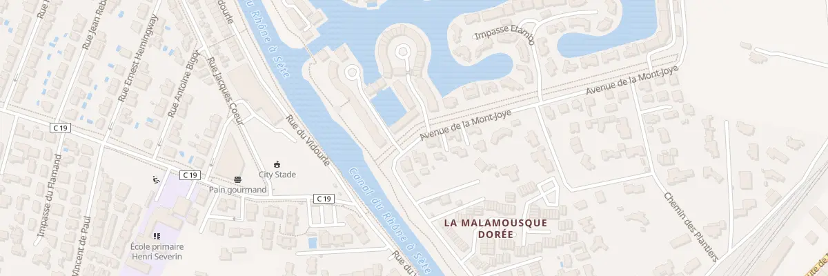 Plan du 9459 Av de la Mont-joye à Aigues-Mortes