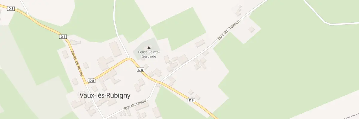 Plan du 5 Rue du Chateau à Vaux-lès-Rubigny