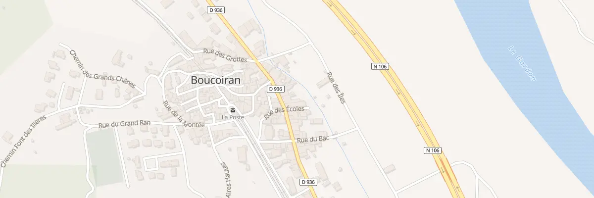 Plan du 4 Rue des Cévennes à Boucoiran-et-Nozières
