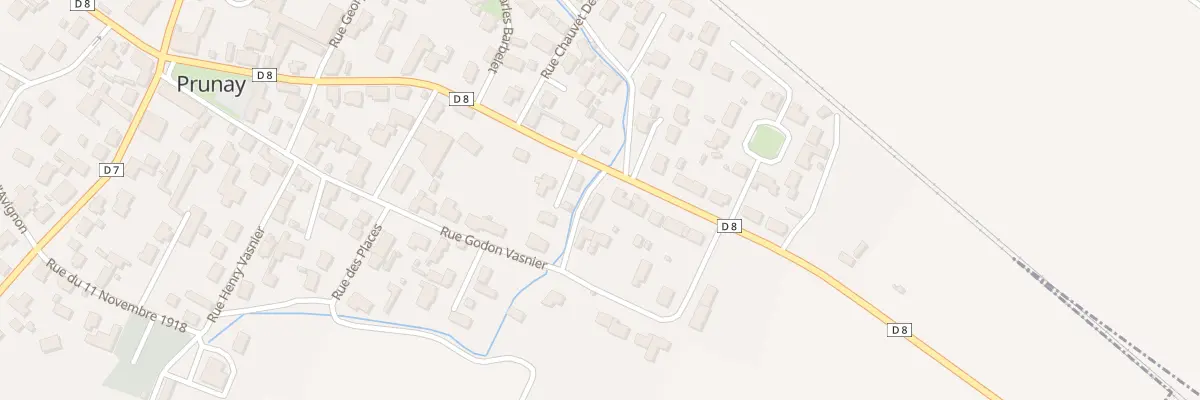 Plan du 18 Rue du Président Roosevelt à Prunay
