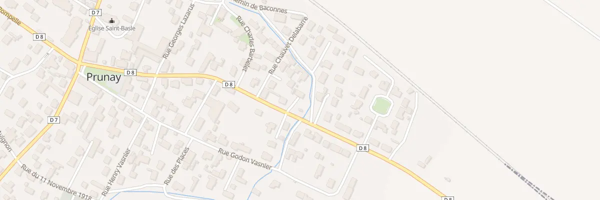 Plan du 23 Rue du Président Roosevelt à Prunay