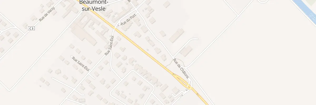 Plan du 11 Rue de Châlons à Beaumont-sur-Vesle