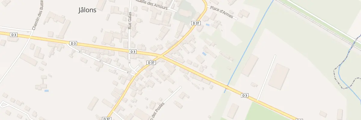 Plan du 18 Rue Nationale à Jâlons