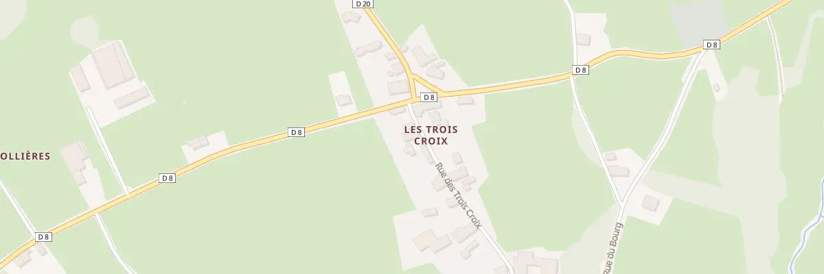 Plan du 5154 Les Trois Croix à Ligny-en-Brionnais