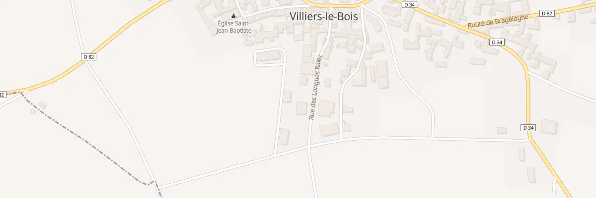 Plan du 6 Rue des Longues Raies à Balnot-la-Grange
