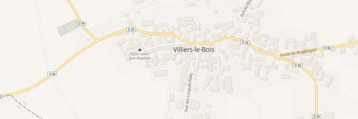 Plan du 3 Rue de l’Eglise à Villiers-le-Bois