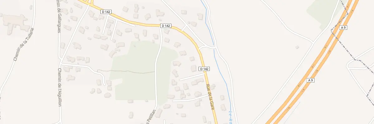 Plan du 978 Rue de la Gare à Aigues-Vives