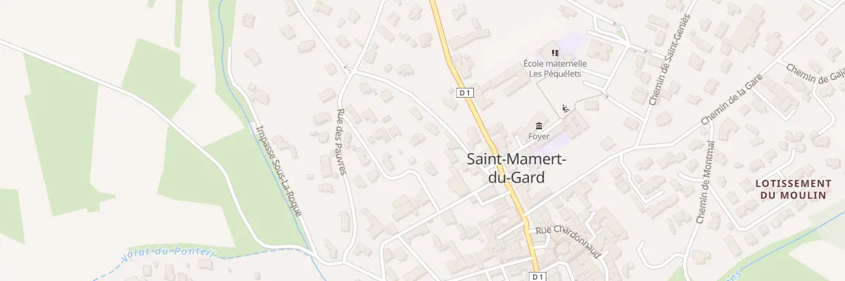 Plan du 77C Che de Robiac à Saint-Mamert-du-Gard