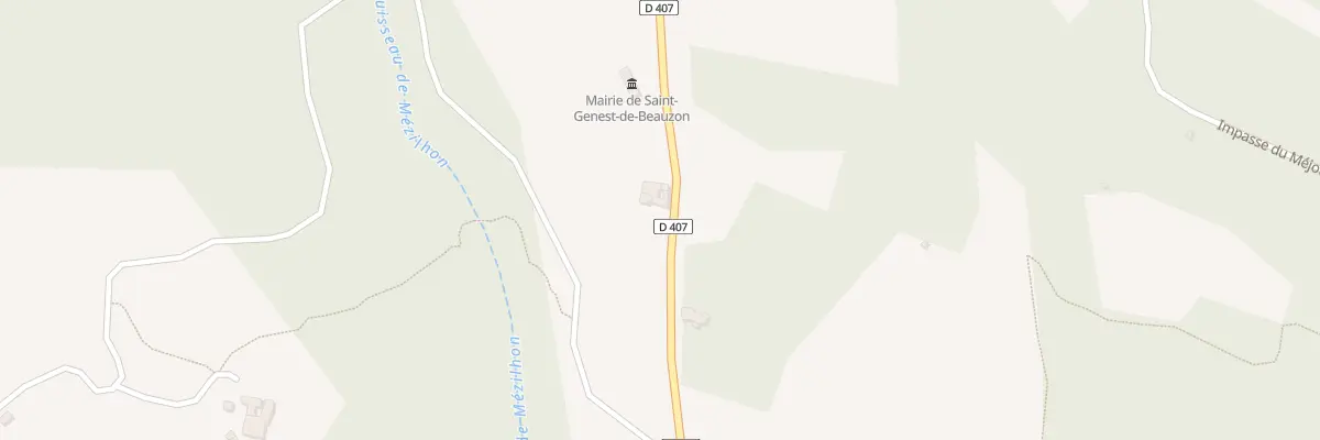 Plan du 5050 Le Suel à Saint-Genest-de-Beauzon