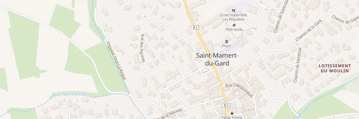 Plan du 56 Rue des Tilleuls à Saint-Mamert-du-Gard