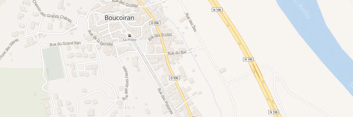 Plan du 19 Rue de la Plaine à Boucoiran-et-Nozières