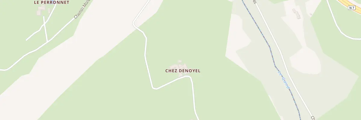 Plan du 665 Che Patiras à Neaux