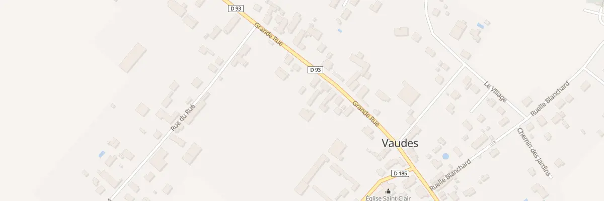 Plan du 55B Gr Grande Rue à Vaudes