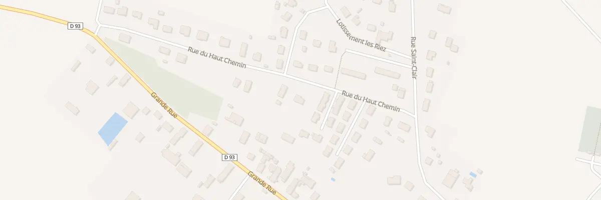 Plan du 9 Rue du Haut Chemin à Vaudes