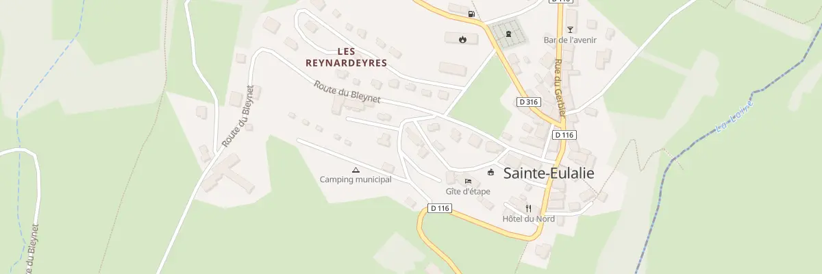Plan du 5564 Les Reynardeyres à Sainte-Eulalie