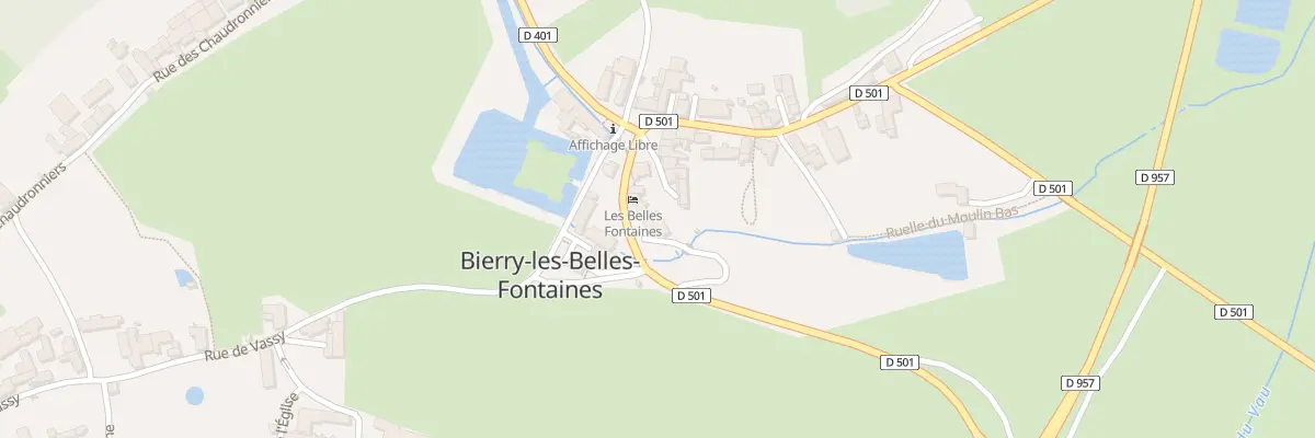 Plan du 2 Rte de Montbard à Bierry-les-Belles-Fontaines