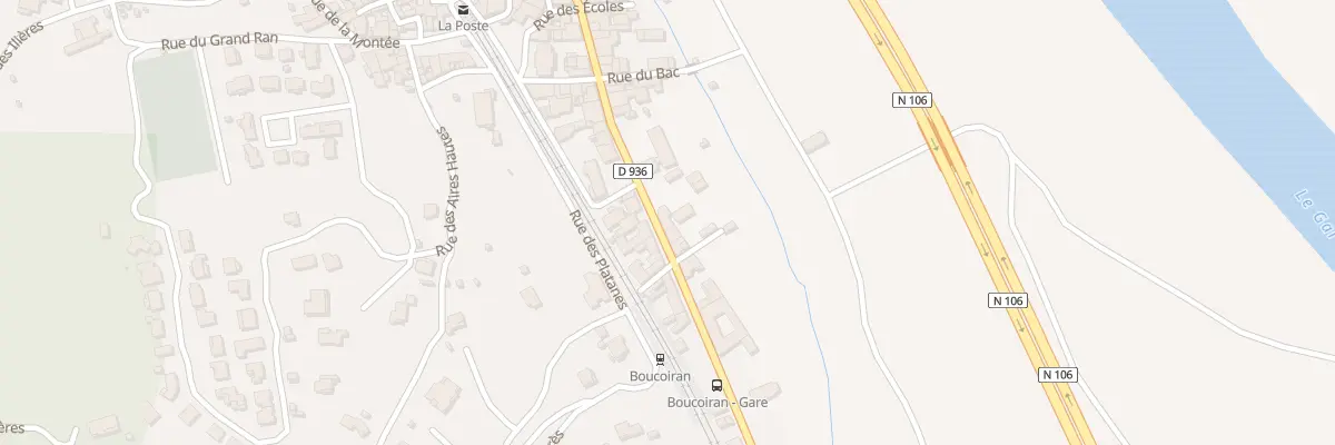 Plan du 29 Rue de la Plaine à Boucoiran-et-Nozières