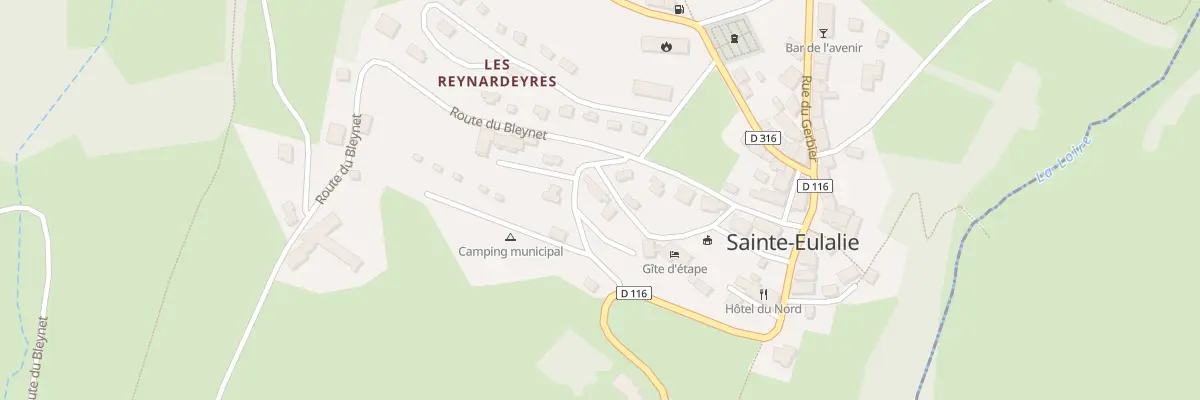 Plan du 5605 Les Reynardeyres à Sainte-Eulalie