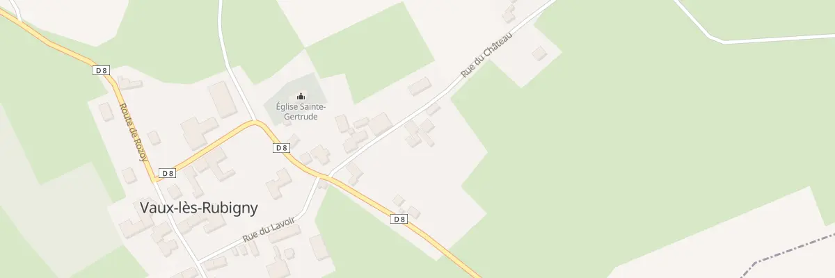 Plan du 4 Rue du Chateau à Vaux-lès-Rubigny