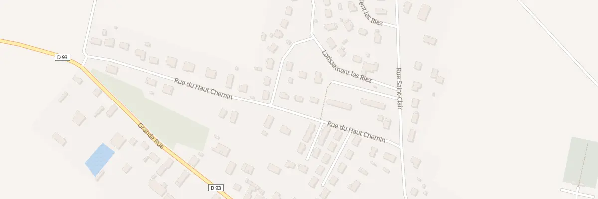 Plan du 43 Lot les Riez à Vaudes