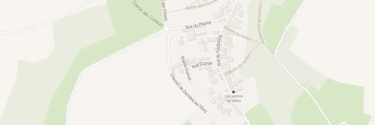 Plan du 4 Rue Dumas à Villon