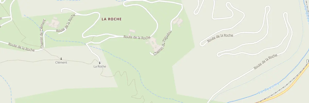 Plan du 5541 Font de la Roche à Beaumont