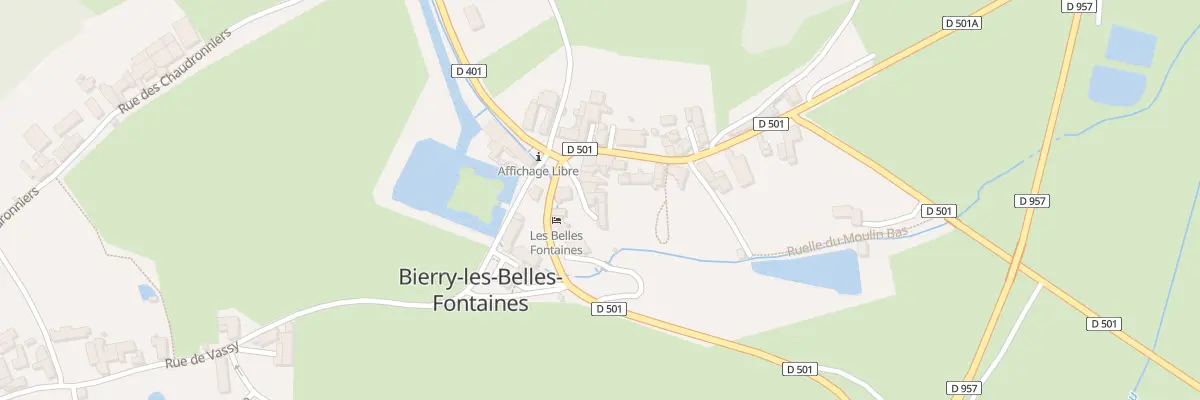 Plan du 6 Rte de Montbard à Bierry-les-Belles-Fontaines
