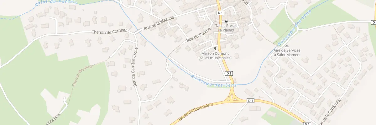 Plan du 32 Rte de Nimes à Saint-Mamert-du-Gard