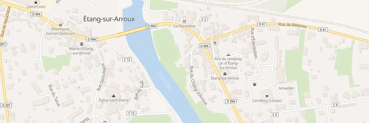 Plan du 10 Rue du Champ d’Arroux à Étang-sur-Arroux