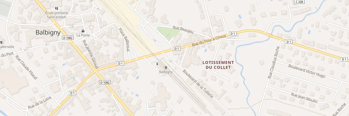 Plan du 2 Rue du Four à Chaux à Balbigny