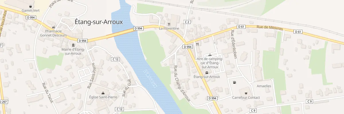 Plan du 6 Rue du Champ d’Arroux à Étang-sur-Arroux