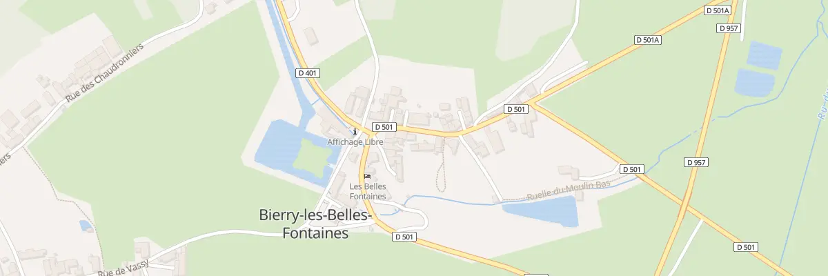 Plan du 16 Rte de Montbard à Bierry-les-Belles-Fontaines