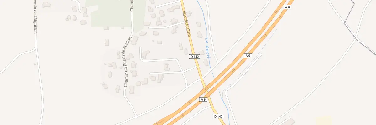 Plan du 1194 Rue de la Gare à Aigues-Vives