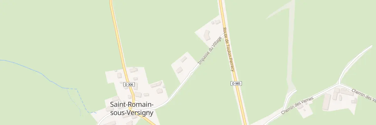 Plan du 195 Imp du Village à Saint-Romain-sous-Versigny