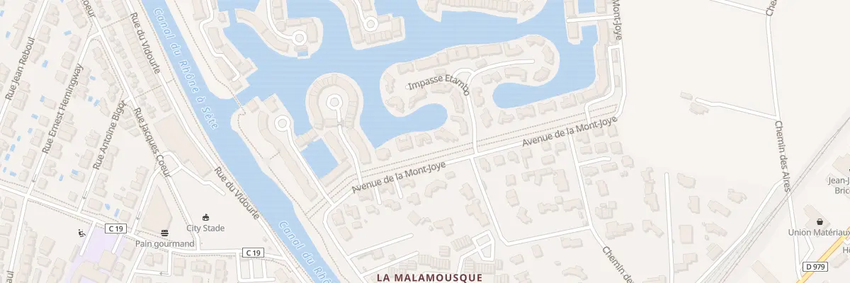 Plan du 9543 Av de la Mont-joye à Aigues-Mortes