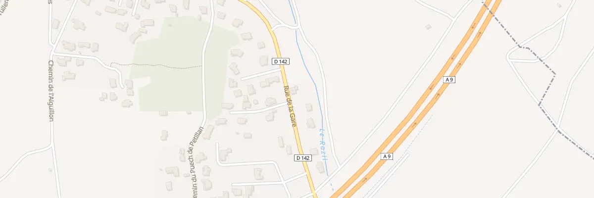 Plan du 1065 Rue de la Gare à Aigues-Vives