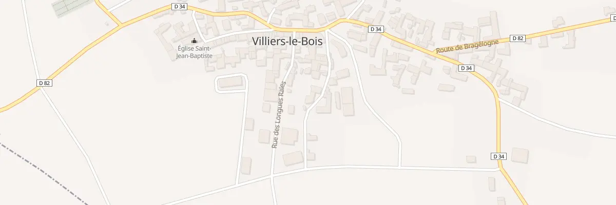 Plan du 8 Rue du Puits à Villiers-le-Bois