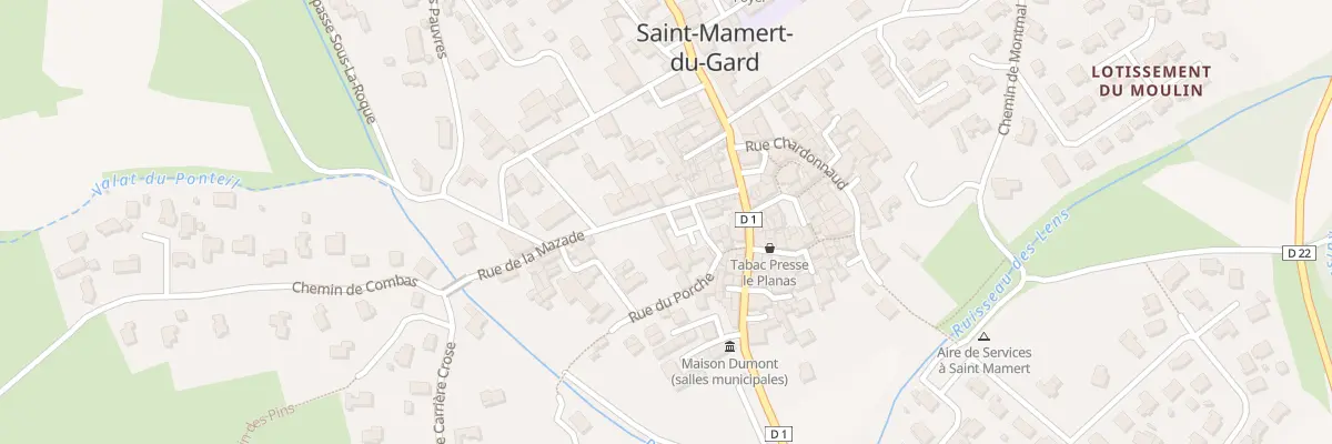 Plan du 11 Rue de la Mazade à Saint-Mamert-du-Gard