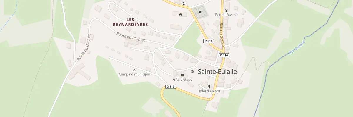 Plan du 5580 Les Reynardeyres à Sainte-Eulalie