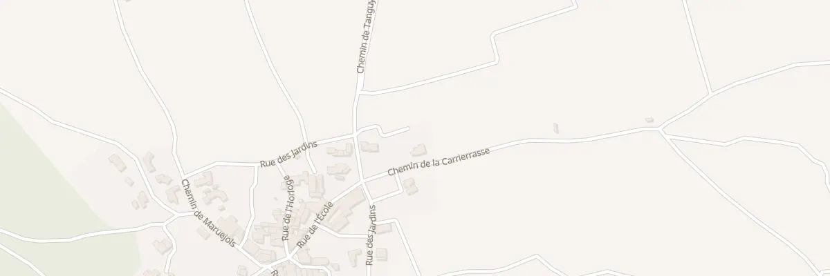 Plan du 28 Rue des Jardins à Calvisson