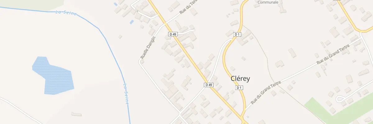 Plan du 15 Rue De La Vallee De La Seine à Clérey