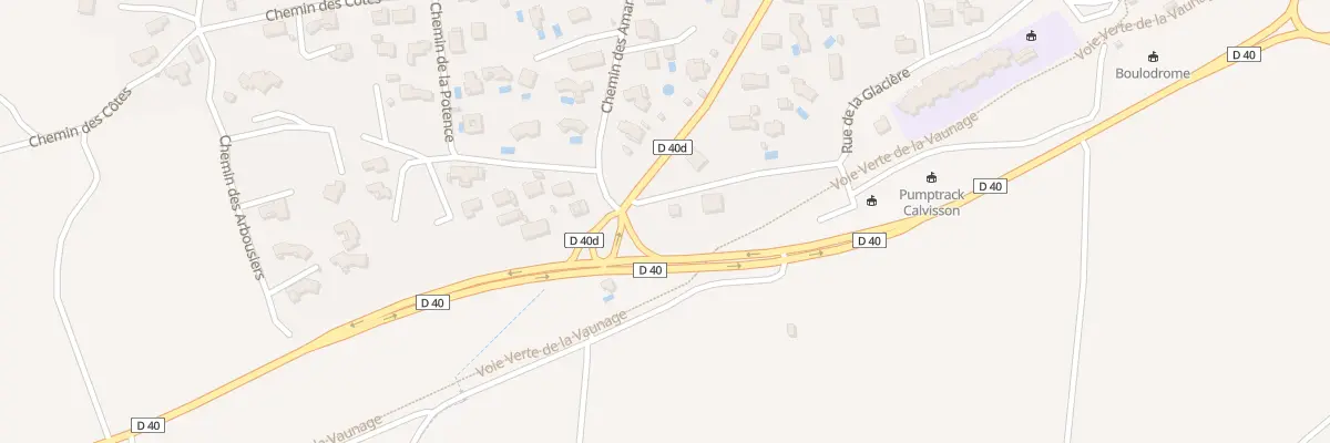 Plan du 421 Rue la Glacière à Calvisson
