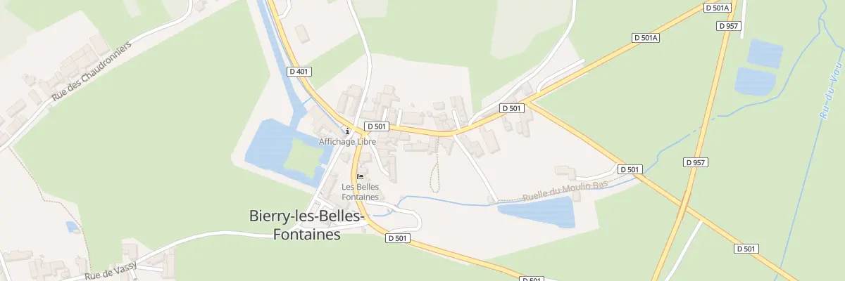 Plan du 18 Rte de Montbard à Bierry-les-Belles-Fontaines