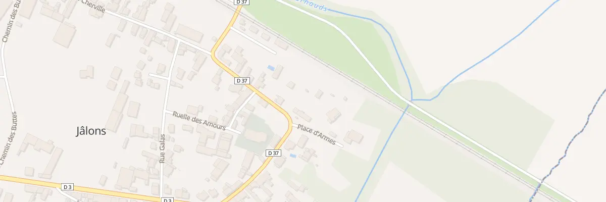 Plan du 6 Rue de la Gare à Jâlons