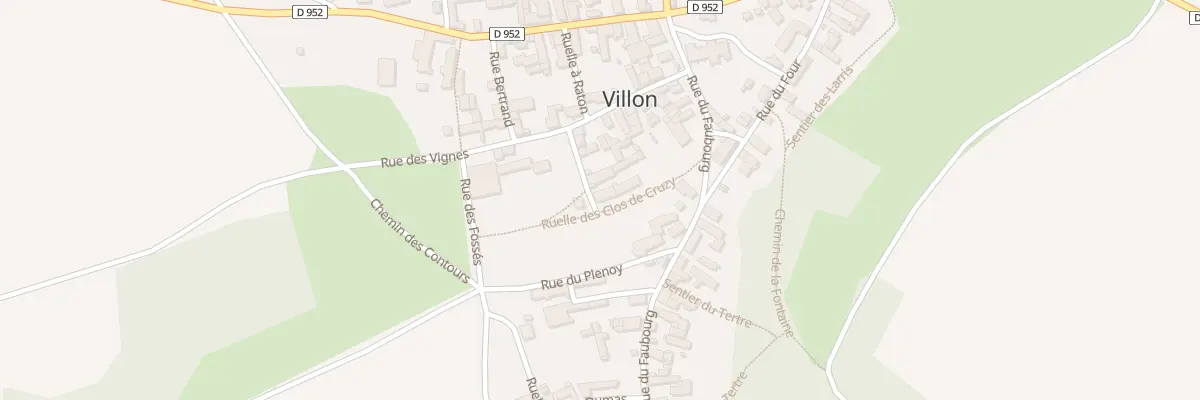 Plan du 4 Rue St Hilaire à Villon