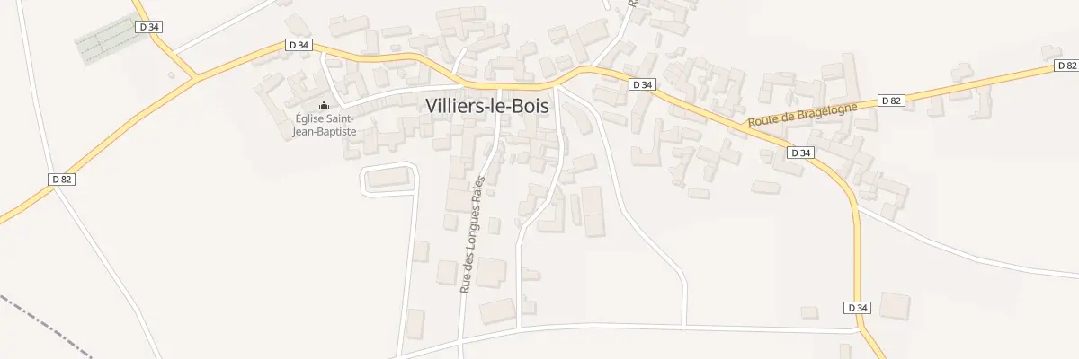 Plan du 6 Rue du Puits à Villiers-le-Bois
